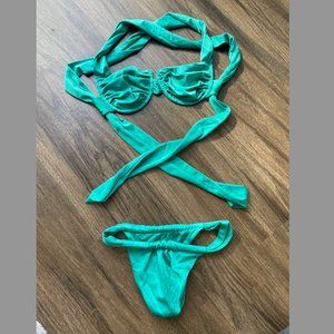 Inamorata Luciana Teal Bikini set